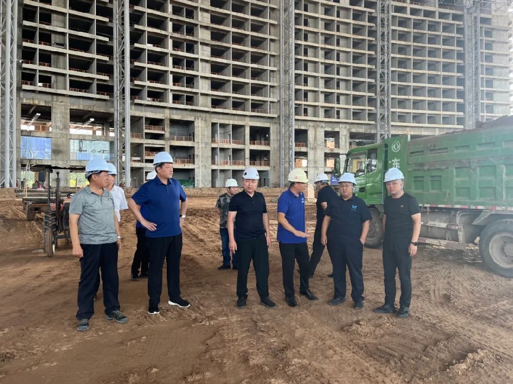 建投集团主要领导赴鲲乐湾国际旅游度假区—“光热+”项目督导工程进度