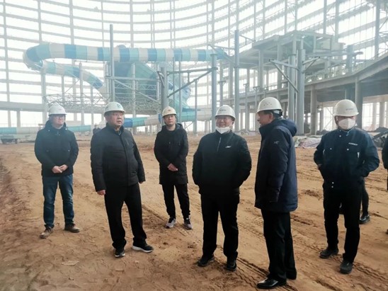 张海红董事长到鲲乐湾国际旅游度假区督导项目建设