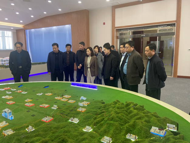 中国银行河北分行副行长邱笠到建投华燃公司考察