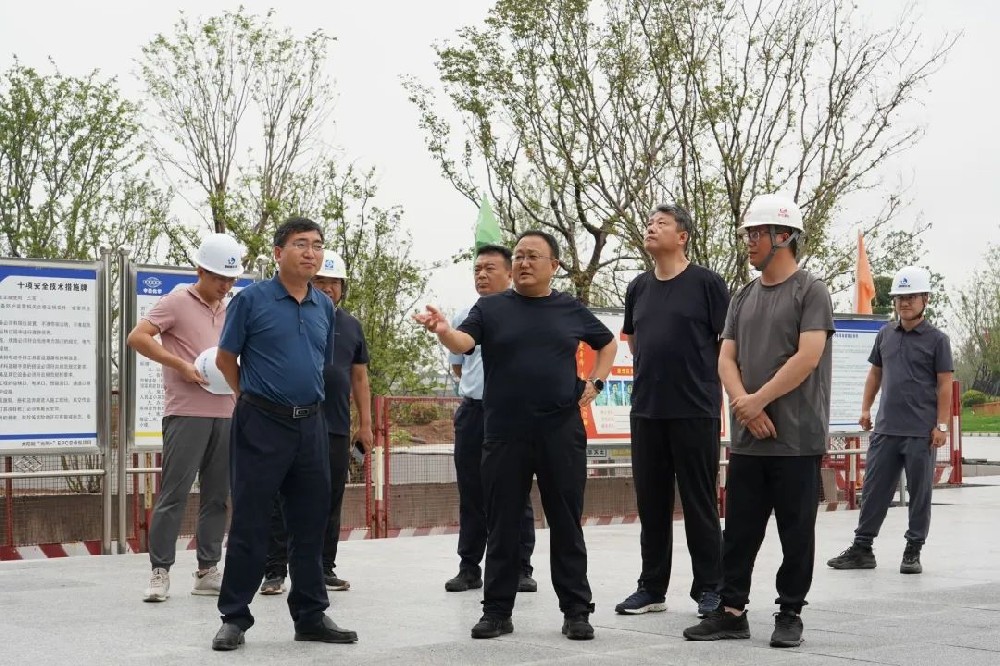 张海红董事长到鲲乐湾项目指导工作